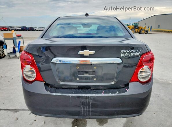 1G1JC5SH9G4179422 2016 CHEVROLET SONIC Gray უკანა ხედი