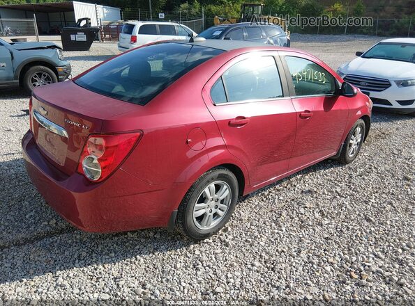 1G1JC5SHXG4166694 2016 CHEVROLET SONIC Red Rear right