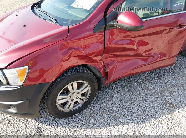 1G1JC5SHXG4166694 2016 CHEVROLET SONIC Red Front view
