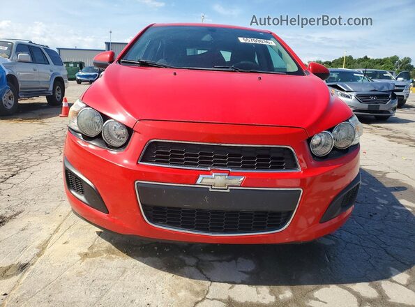 1G1JC6SH2G4148356 2016 CHEVROLET SONIC Red წინა ხედი
