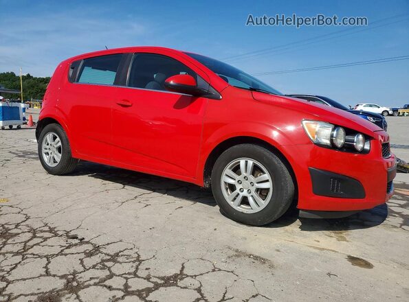 1G1JC6SH2G4148356 2016 CHEVROLET SONIC Red წინა მარჯვენა