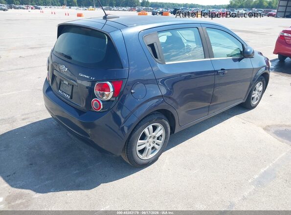1G1JC6SH6G4151535 2016 CHEVROLET SONIC Blue Trasero derecho