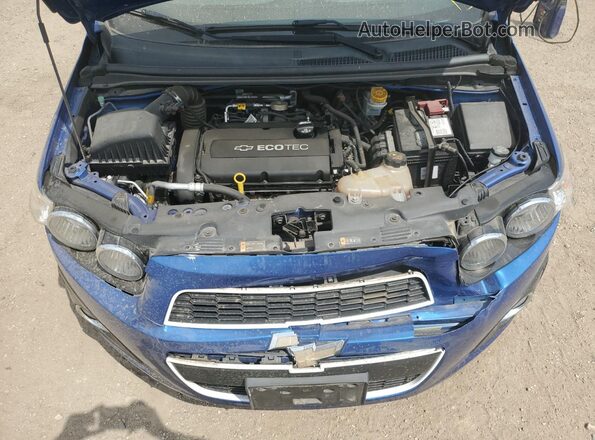 1G1JC6SH8G4126538 2016 CHEVROLET SONIC Blue Widok wnętrza z tyłu