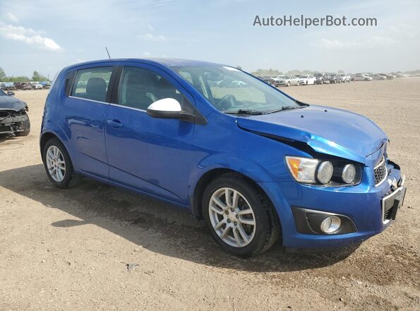 1G1JC6SH8G4126538 2016 CHEVROLET SONIC Blue Przód prawy