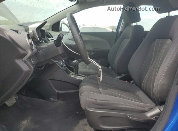 1G1JC6SH8G4126538 2016 CHEVROLET SONIC Blue Widok wnętrza z przodu