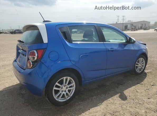 1G1JC6SH8G4126538 2016 CHEVROLET SONIC Blue Tył prawy