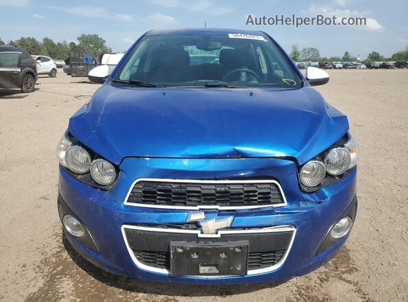 1G1JC6SH8G4126538 2016 CHEVROLET SONIC Blue Widok z przodu