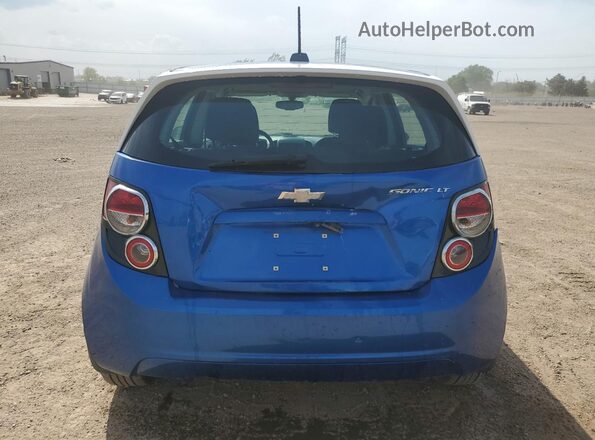 1G1JC6SH8G4126538 2016 CHEVROLET SONIC Blue Widok z tyłu