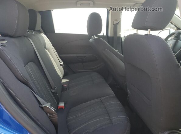1G1JC6SH8G4126538 2016 CHEVROLET SONIC Blue Widok tylnych siedzeń