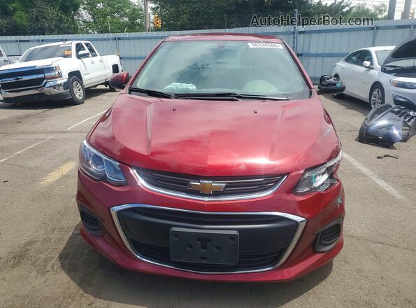 1G1JD5SH2H4143022 2017 CHEVROLET SONIC Red Դիմացի տեսք