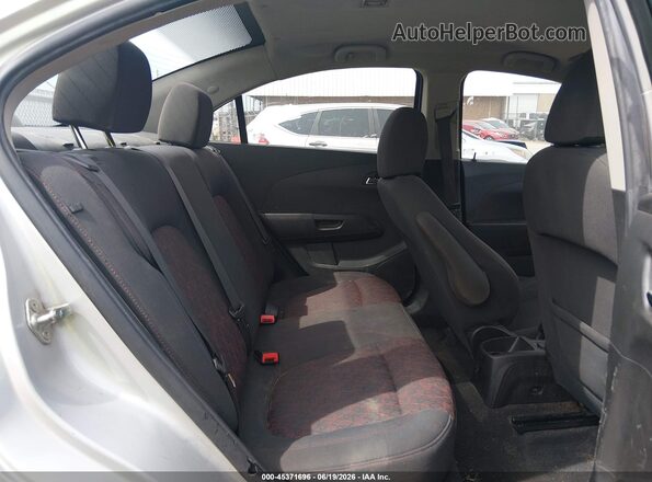 1G1JD5SH2H4164419 2017 CHEVROLET SONIC Silver VIN კოდის სტიკერის ხედი