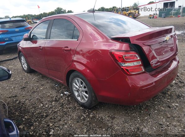 1G1JD5SH3H4110790 2017 CHEVROLET SONIC Red Rear left