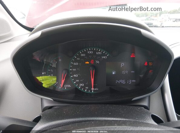 1G1JD5SH3H4110790 2017 CHEVROLET SONIC Red Rear seats view