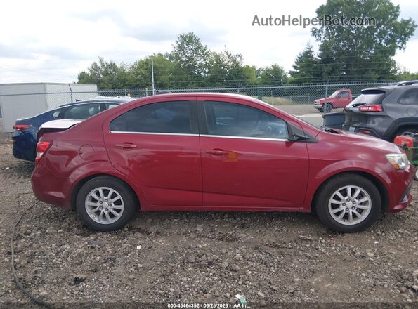 1G1JD5SH3H4110790 2017 CHEVROLET SONIC Red Rear interior view