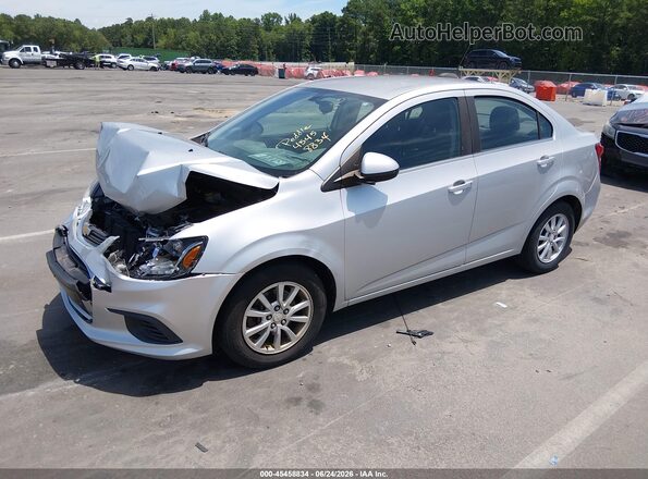 1G1JD5SH4H4123967 2017 CHEVROLET SONIC Silver Առջևի ձախ երեք քառորդ տեսարան