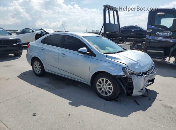 1G1JD5SH9J4100349 2018 CHEVROLET SONIC Синий Передняя правая четверть