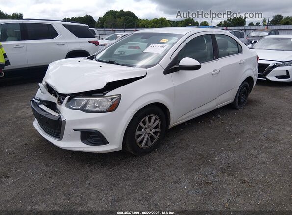 1G1JD5SHXH4122175 2017 CHEVROLET SONIC Белый Передняя левая четверть