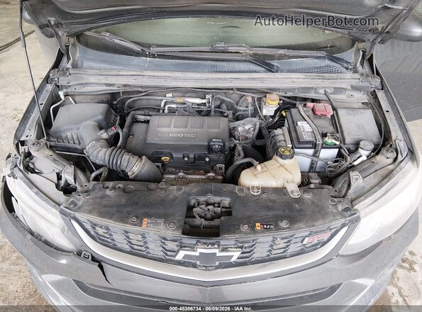 1G1JD6SBXJ4135225 2018 CHEVROLET SONIC Gray Հետևի տեսք