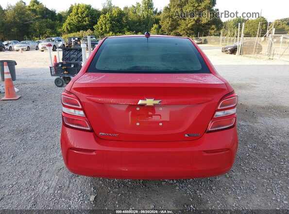 1G1JF5SB1K4122367 2019 CHEVROLET SONIC Red 