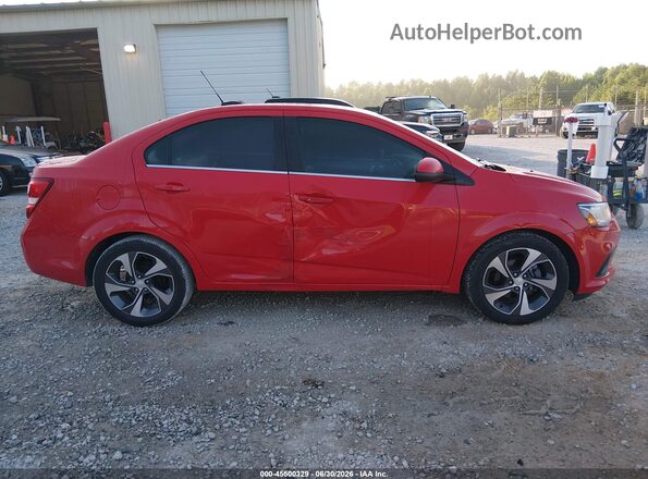 1G1JF5SB1K4122367 2019 CHEVROLET SONIC Red წინა ხედი