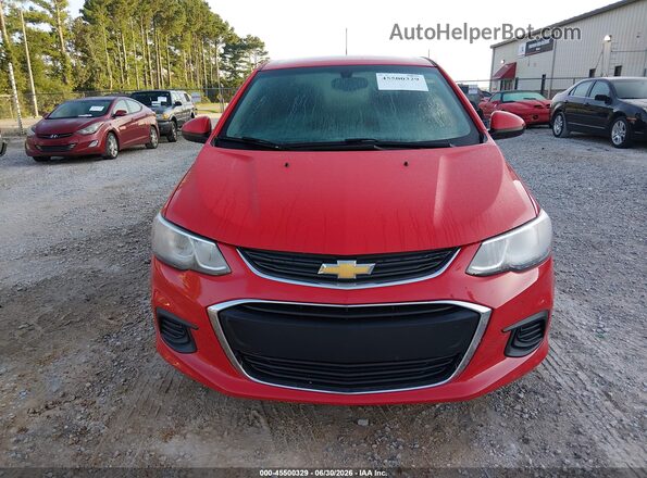 1G1JF5SB1K4122367 2019 CHEVROLET SONIC Red ხელსაწყოთა პანელის ხედი