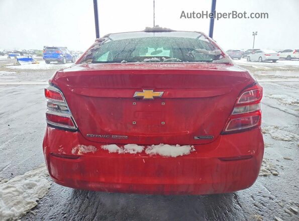 1G1JF5SB5H4124809 2017 CHEVROLET SONIC Red Հետևի տեսք