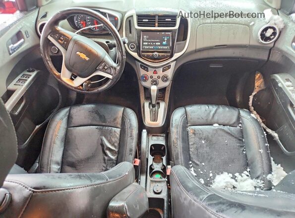 1G1JF5SB5H4124809 2017 CHEVROLET SONIC Red Առջևի վահանակի տեսք