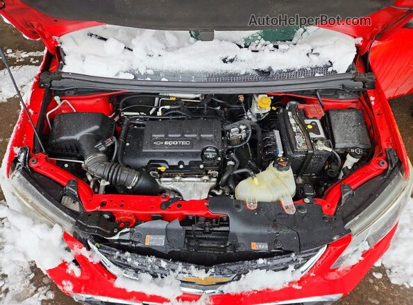 1G1JF5SB5H4124809 2017 CHEVROLET SONIC Red Սալոնի հետևի տեսք
