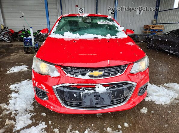 1G1JF5SB5H4124809 2017 CHEVROLET SONIC Red Դիմացի տեսք