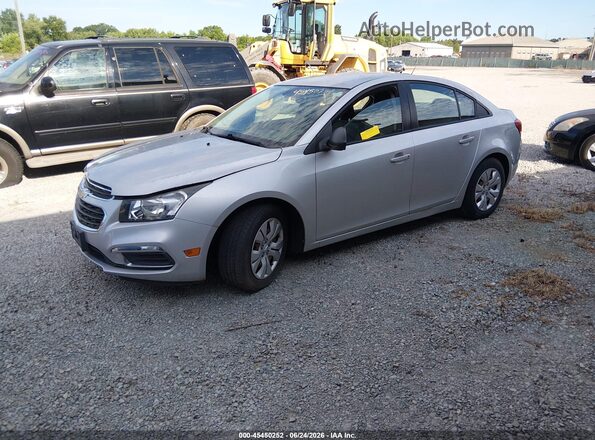 1G1PC5SH4G7210052 2016 CHEVROLET CRUZE Silver Przód lewy