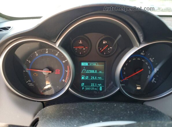1G1PC5SH4G7219155 2016 CHEVROLET CRUZE Silver ხელსაწყოთა პანელის ხედი