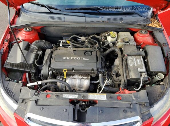 1G1PC5SH6G7150405 2016 CHEVROLET CRUZE Red უკანა სალონის ხედი