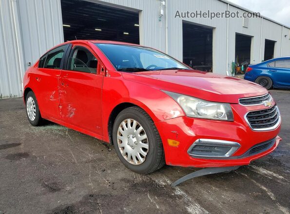 1G1PC5SH6G7150405 2016 CHEVROLET CRUZE Red წინა მარჯვენა