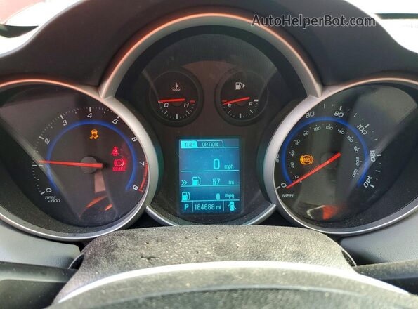 1G1PC5SH6G7150405 2016 CHEVROLET CRUZE Red ხელსაწყოთა პანელის ხედი