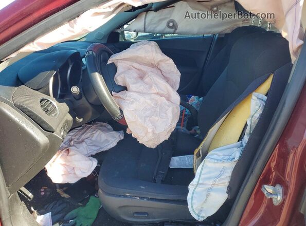 1G1PE5SB1G7164654 2016 CHEVROLET CRUZE Burgundy Front interior view