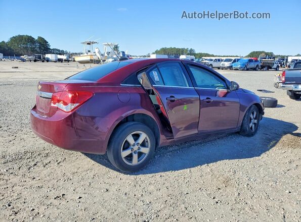1G1PE5SB1G7164654 2016 CHEVROLET CRUZE Burgundy Rear right