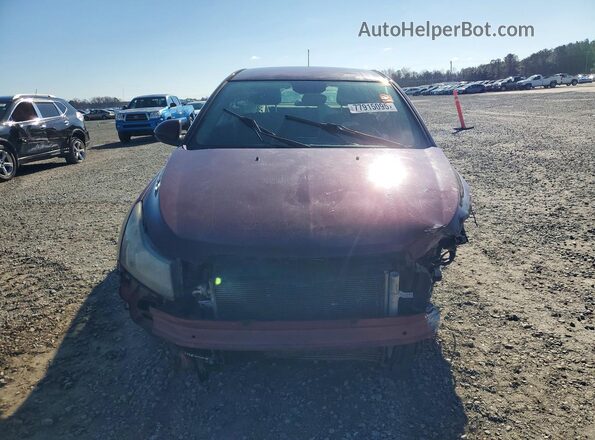 1G1PE5SB1G7164654 2016 CHEVROLET CRUZE Burgundy Front view