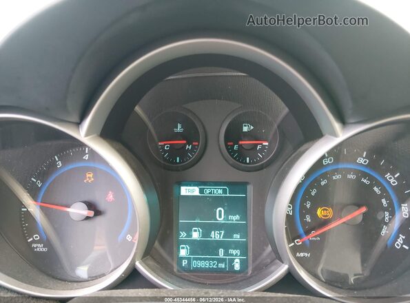 1G1PE5SB2G7165148 2016 CHEVROLET CRUZE Silver Widok tylnych siedzeń