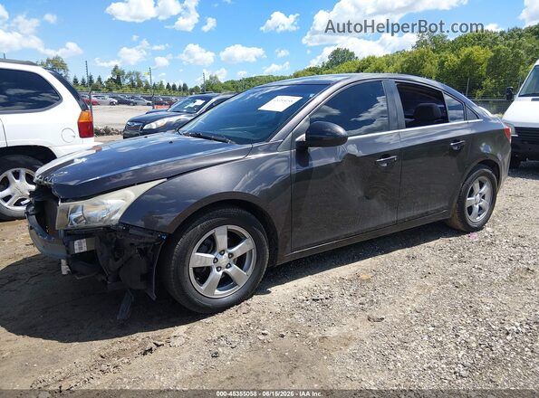 1G1PE5SB3G7133647 2016 CHEVROLET CRUZE Gray წინა მარცხენა ხედი სამი მეოთხედიდან