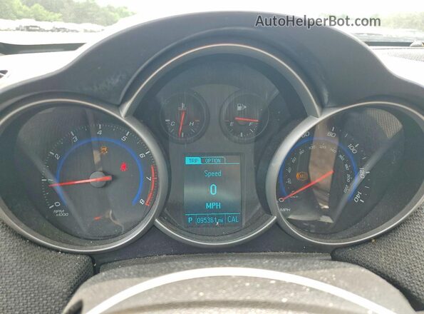 1G1PE5SB4G7168889 2016 CHEVROLET CRUZE Silver Вид щитка приладів
