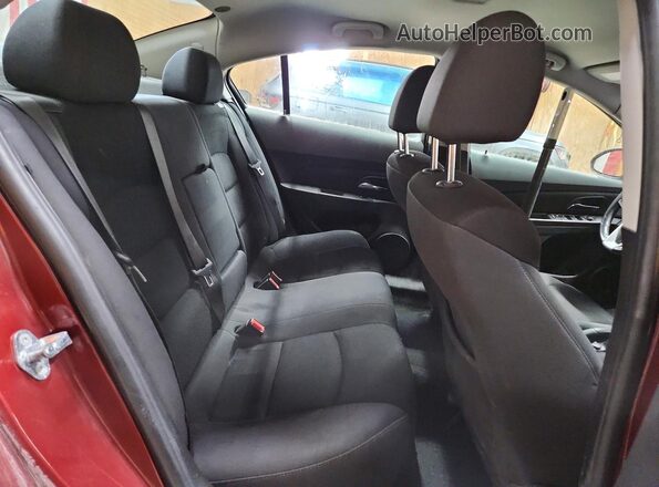 1G1PE5SB8G7207385 2016 CHEVROLET CRUZE Burgundy Rear seats view