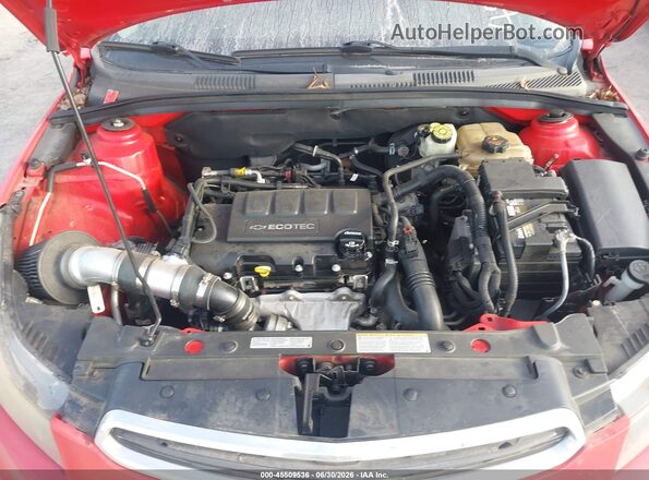 1G1PE5SBXG7126792 2016 CHEVROLET CRUZE Red Vista trasera