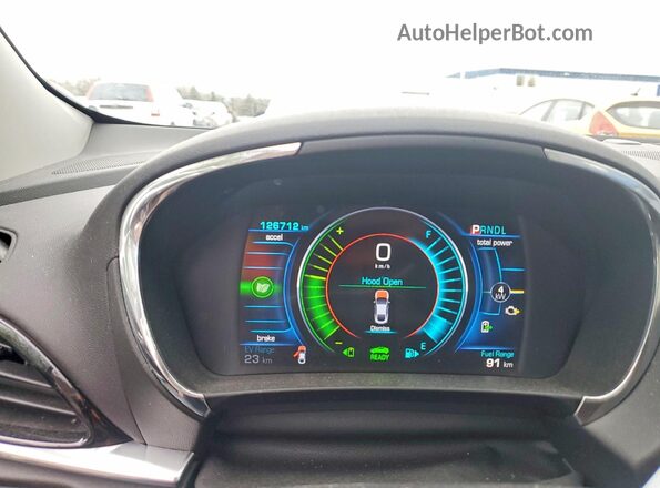1G1RB6S58HU215328 2017 CHEVROLET VOLT Gray ხელსაწყოთა პანელის ხედი
