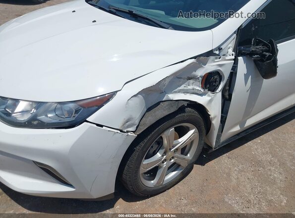 1G1RC6S52JU129192 2018 CHEVROLET VOLT White წინა ხედი