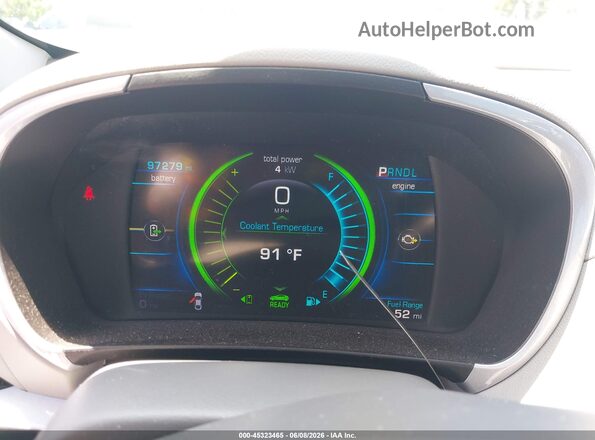 1G1RC6S52JU129192 2018 CHEVROLET VOLT White უკანა სავარძლების ხედი