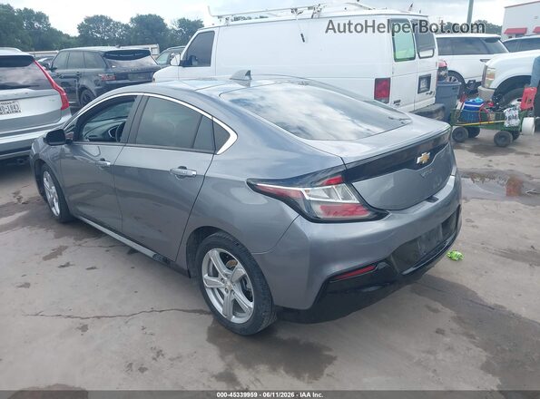 1G1RC6S52JU136286 2018 CHEVROLET VOLT Gray Trasero izquierdo