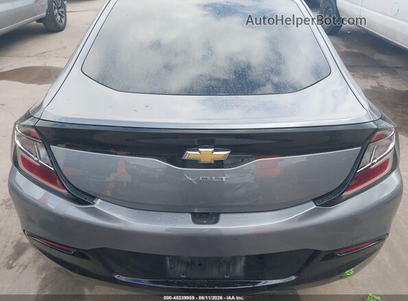 1G1RC6S52JU136286 2018 CHEVROLET VOLT Gray 