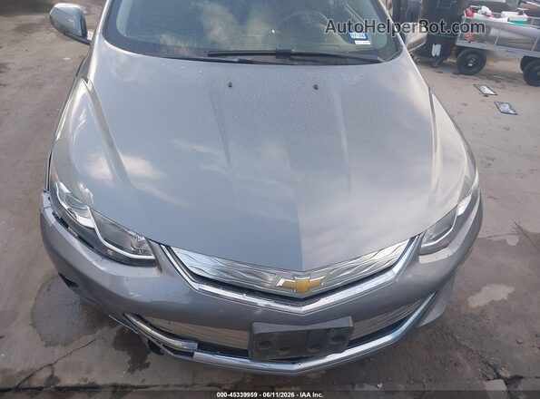 1G1RC6S52JU136286 2018 CHEVROLET VOLT Gray Vista del cuadro de instrumentos