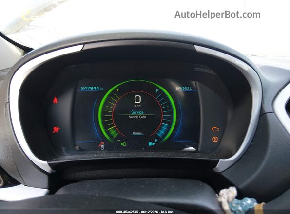 1G1RC6S53HU215573 2017 CHEVROLET VOLT Black უკანა სავარძლების ხედი