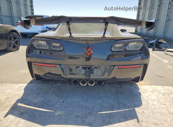 1G1Y52D98K5802173 2019 CHEVROLET CORVETTE Black Widok z tyłu